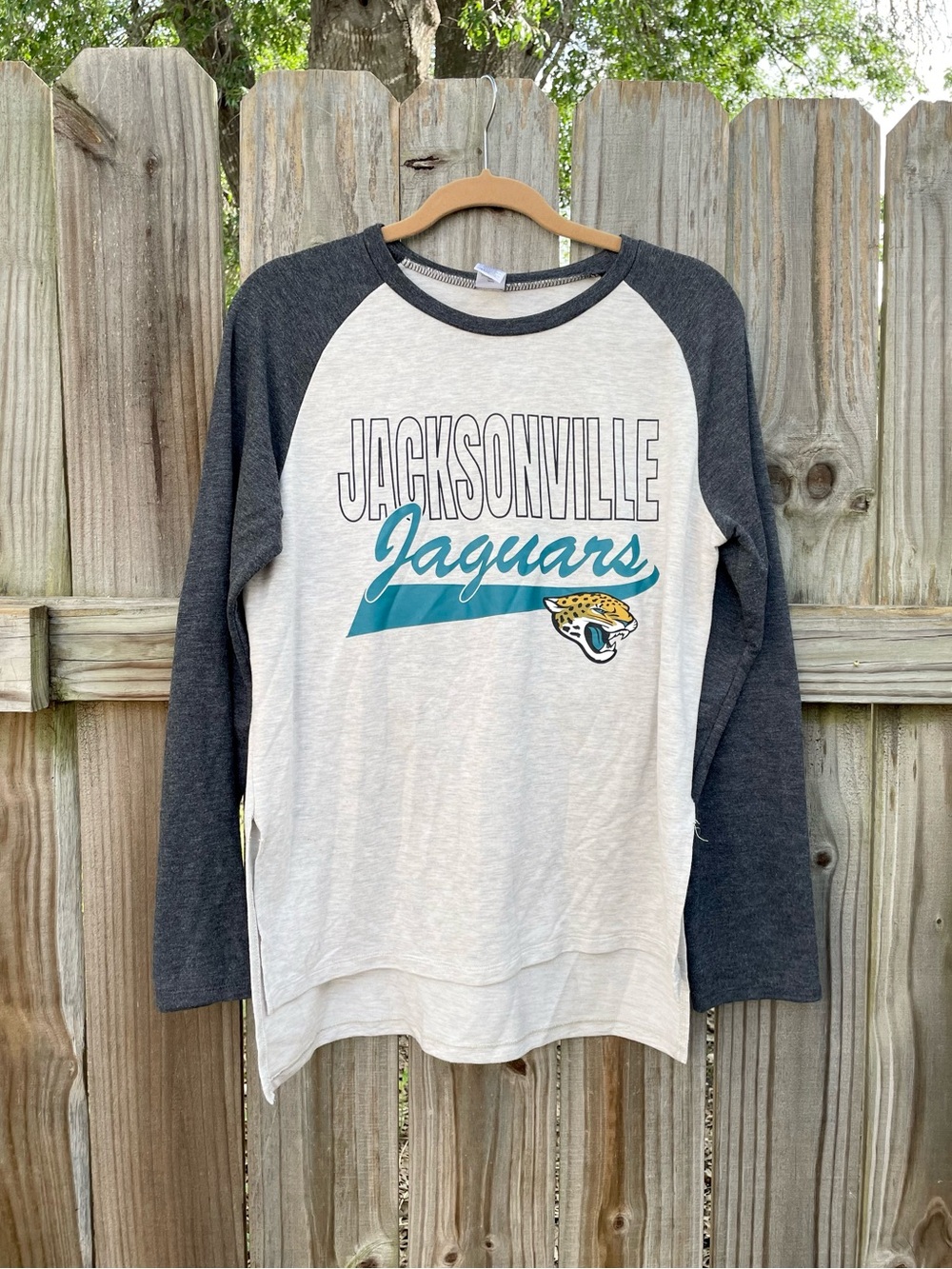NFL Team Apparel Jacksonville Jaguars Logo Long Sleeve Tee